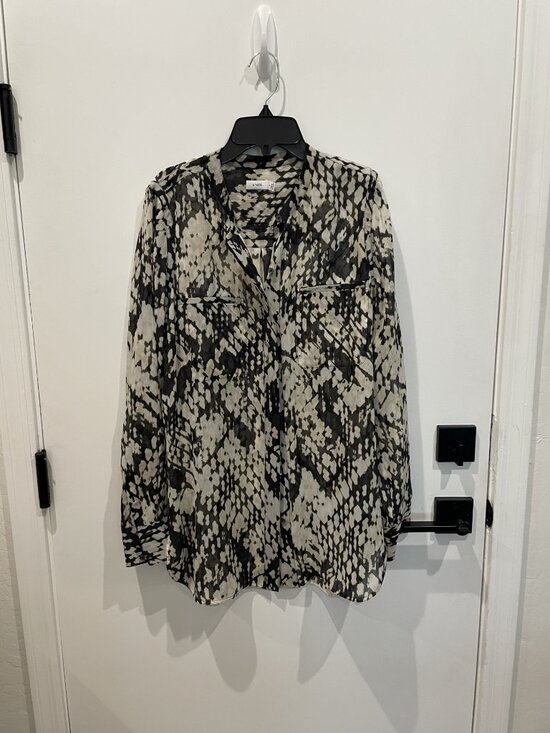 Vince Tops - Vince Semi-sheer silk tunic - Size Small - Retail $365 - Designer - Luxury